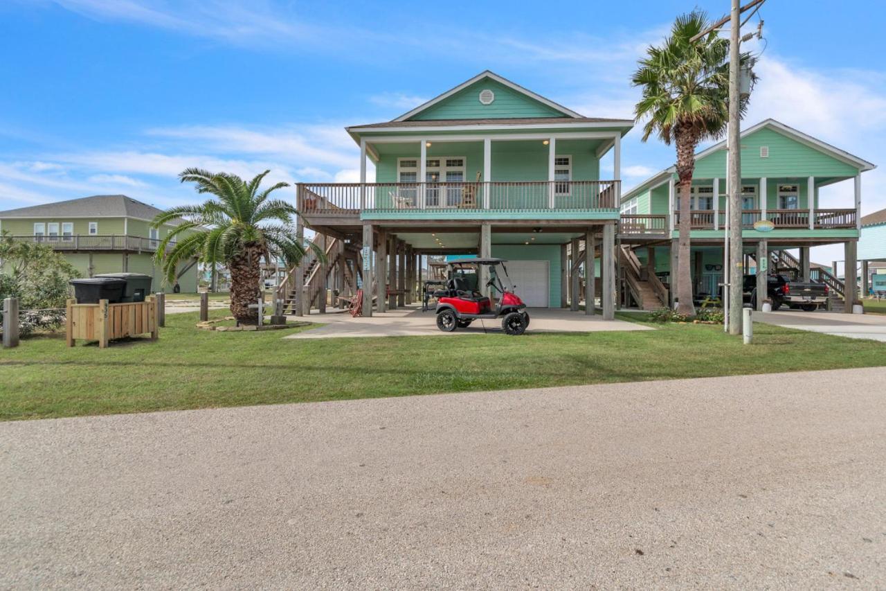 Steps To Beach Golf Cart About Time Beach Retreat Bolivar Peninsula Екстер'єр фото